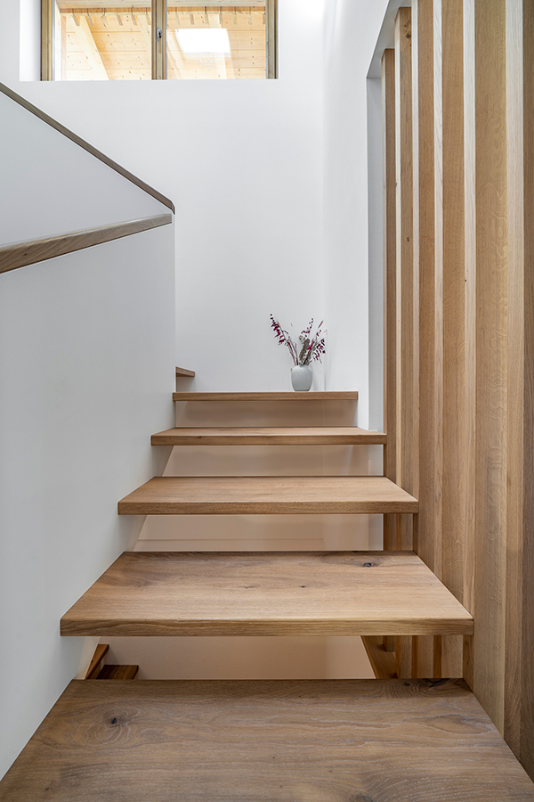 Treppenaufgang aus Holz